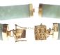 CHINESE 18 CT GOLD AND JADE BRACELET at Ross's Online Art Auctions