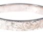 1940's CHASED SILVER BANGLE at Ross's Online Art Auctions