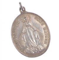 SILVER MIRACULOUS MEDAL at Ross's Online Art Auctions