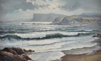FAIR HEAD, BALLYCASTLE by William Henry Burns at Ross's Online Art Auctions
