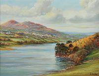 VIEW ACROSS THE LOUGH by Vittorio Cirefice at Ross's Online Art Auctions