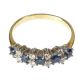 18 CT GOLD SAPPHIRE AND DIAMOND ETERNITY RING at Ross's Online Art Auctions