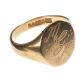 9 CT GOLD GENT'S SIGNET RING at Ross's Online Art Auctions