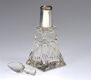 CRYSTAL AND STERLING SILVER PERFUME BOTTLE at Ross's Online Art Auctions