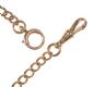 9 CT GOLD DOUBLE ALBERT CURB LINK CHAIN WITH T-BAR at Ross's Online Art Auctions