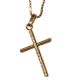 9 CT GOLD CROSS AND CHAIN at Ross's Online Art Auctions