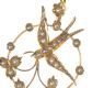 9 CT GOLD AND SEED PEARL PENDANT AND CHAIN at Ross's Online Art Auctions