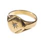 9 CT GOLD AND DIAMOND GENT'S SIGNET RING at Ross's Online Art Auctions