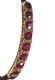 9 CT GOLD RUBY AND DIAMOND BANGLE at Ross's Online Art Auctions