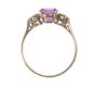 9 CT GOLD AMETHYST AND DIAMOND RING at Ross's Online Art Auctions