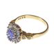 18 CT GOLD TANZANITE AND DIAMOND RING at Ross's Online Art Auctions
