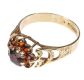 9 CT GOLD AND GARNET CLUSTER RING at Ross's Online Art Auctions