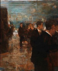 THE GATHERING by Noel Murphy at Ross's Online Art Auctions