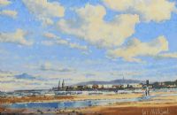SANDYMOUNT STRAND, DUBLIN by Carl Strickland at Ross's Online Art Auctions