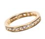 14CT GOLD AND DIAMANT ETERNITY BAND at Ross's Online Art Auctions