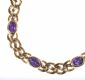 9CT GOLD AND AMETHYST BRACELET at Ross's Online Art Auctions