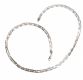 9CT WHITE GOLD WOVEN NECKLACE AND BRACELET SET at Ross's Online Art Auctions