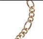 9CT GOLD CURB LINK BRACELET AND PADLOCK at Ross's Online Art Auctions