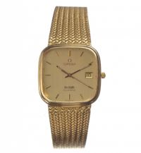 OMEGA 18CT GOLD GENT'S WRIST WATCH at Ross's Online Art Auctions
