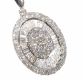 18CT WHITE GOLD AND DIAMOND PENDANT at Ross's Online Art Auctions