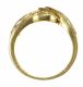 18CT GOLD AND DIAMOND TWIST RING at Ross's Online Art Auctions