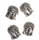 16 SILVER BUDDHA CHARMS at Ross's Online Art Auctions