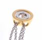 18CT GOLD AND DIAMOND PENDANT AND CHAIN at Ross's Online Art Auctions