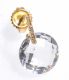 18CT GOLD WHITE TOPAZ AND DIAMOND EARRINGS at Ross's Online Art Auctions