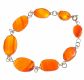 AMBER STONE NECKLACE AND BRACELET SET at Ross's Online Art Auctions