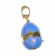 18CT GOLD AND ENAMEL FABERG EGG PENDANT at Ross's Online Art Auctions