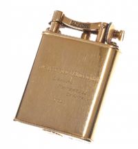 DUNHILL 9CT GOLD CIGARETTE LIGHTER at Ross's Online Art Auctions
