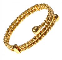 18CT GOLD BANGLE at Ross's Online Art Auctions