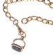 9CT GOLD LINK BRACELET AND FOB at Ross's Online Art Auctions