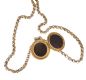 9CT GOLD AND DIAMOND LOCKET AND GOLD BELCHER CHAIN at Ross's Online Art Auctions