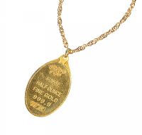 18CT GOLD PENDANT AND CHAIN at Ross's Online Art Auctions