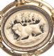 OVAL CAMEO BROOCH WITH WORKING DOG at Ross's Online Art Auctions