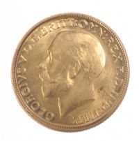 GEORGE V GOLD SOVEREIGN COIN at Ross's Online Art Auctions