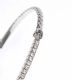 FOPE 18CT WHITE GOLD AND DIAMOND BANGLE at Ross's Online Art Auctions