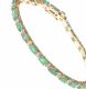 14CT GOLD EMERALD AND DIAMOND BRACELET at Ross's Online Art Auctions