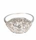 ART DECO STYLE 18CT WHITE GOLD AND DIAMOND RING at Ross's Online Art Auctions
