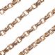 9CT GOLD LONG LINK CHAIN WITH GOLD PLATED LINK at Ross's Online Art Auctions
