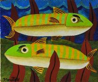 BIG FISH SMALL SEA by Graham Knuttel at Ross's Online Art Auctions