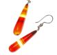VICTORIAN SILVER AND CARNELIAN DROP EARRINGS at Ross's Online Art Auctions