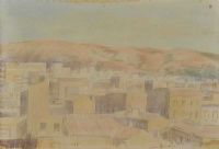 SPANISH ROOFTOPS by George Campbell RHA RUA at Ross's Online Art Auctions
