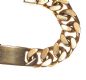 9CT GOLD HEAVY CURB LINK IDENTITY BRACELET at Ross's Online Art Auctions