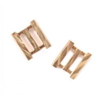 9CT GOLD GATE EARRINGS at Ross's Online Art Auctions