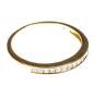 14CT GOLD AND DIAMOND BAND at Ross's Online Art Auctions
