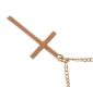 9CT ROSE GOLD CROSS AND CHAIN at Ross's Online Art Auctions