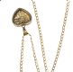 9CT GOLD AND DIAMOND HEART PENDANT AND CHAIN at Ross's Online Art Auctions