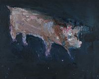 THE FULL HOG by Ross Wilson ARUA at Ross's Online Art Auctions